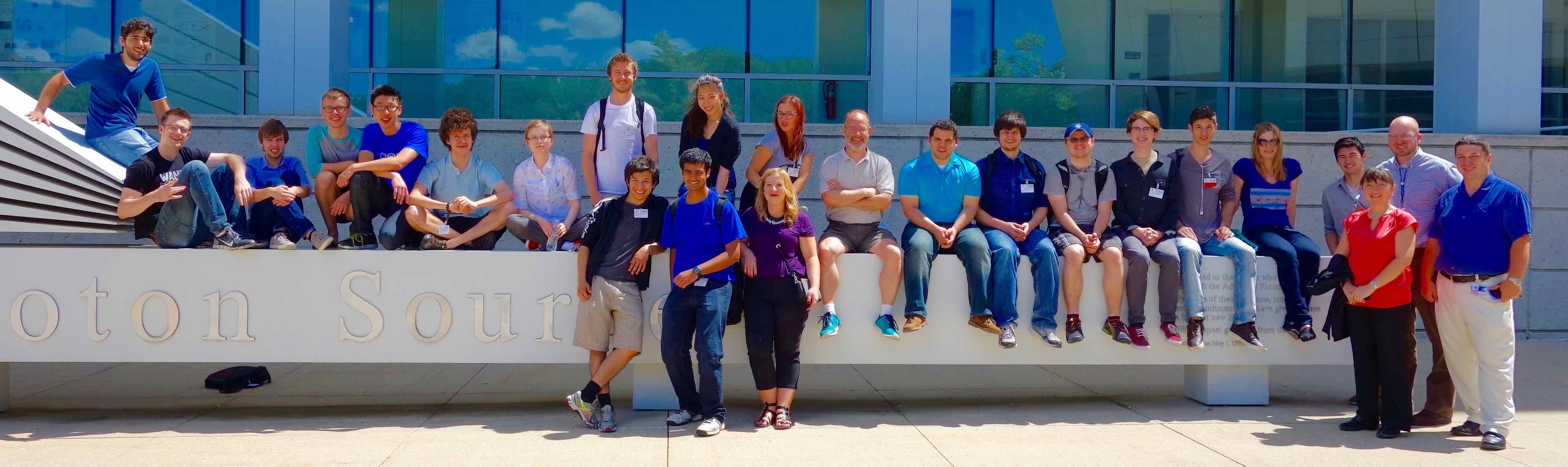 BigDataX REU 2015 Group Visiting Argonne National Laboratory